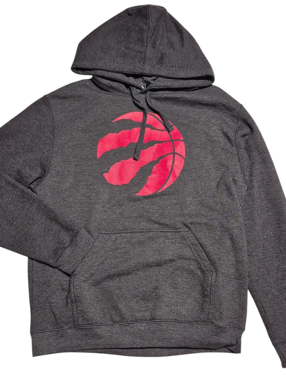 Men's Dark Gray Raptors Hoodie With‎ Red Logo Print